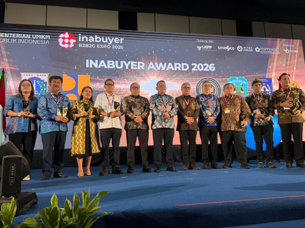 Pemprov Kaltara Raih Penghargaan Belanja Produk UMK Terbesar di Inabuyer Expo 2026