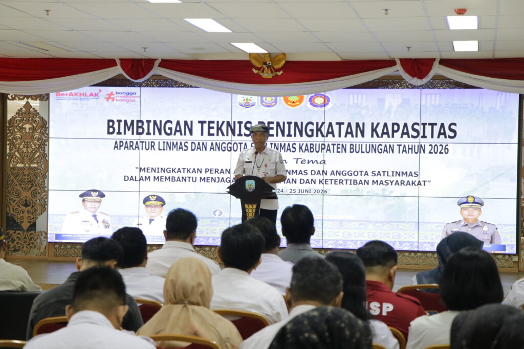Buka Bimtek Satlinmas Bulungan, Sanusi Tekankan Peran Strategis Linmas