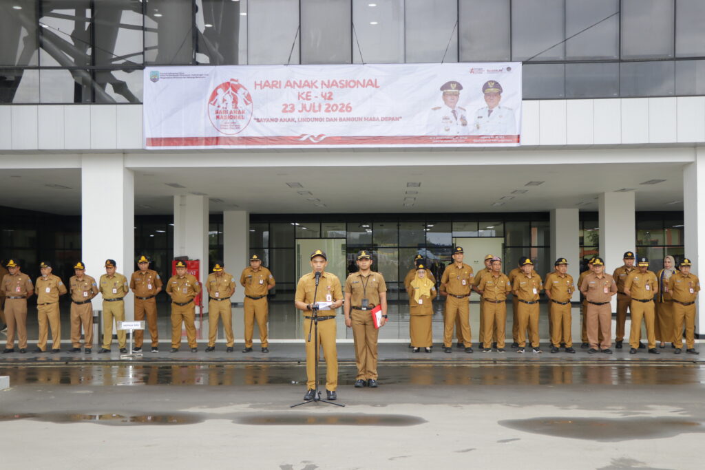 Peringatan Hari Anak Nasional, Sekprov Ajak Semua Pihak Perkuat Perlindungan Anak