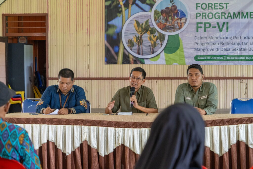 FP VI Perkuat Peran Masyarakat Sekatak Buji dalam Pelestarian Mangrove