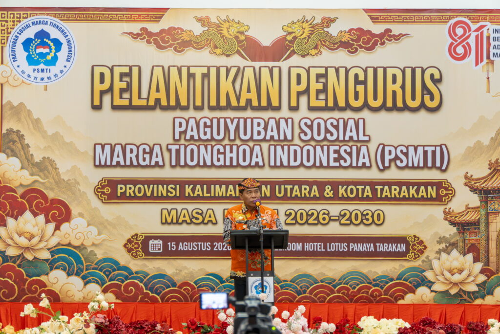 PSMTI Kaltara Dikukuhkan, Gubernur Tekankan Keberagaman sebagai Kekuatan Pembangunan