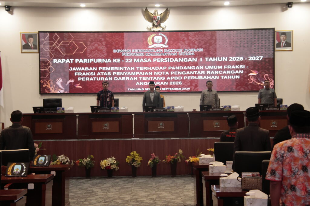 Pemprov Kaltara Sampaikan Jawaban Terhadap Pandangan Umum Fraksi Atas Ranperda Perubahan APBD 2026